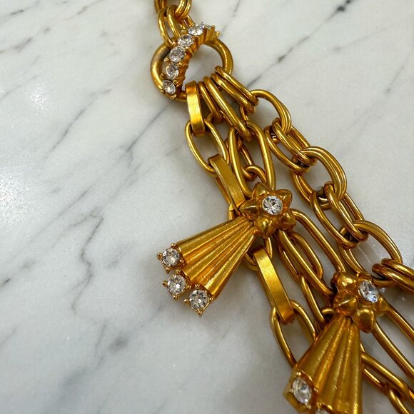 Rare GERARD YOSCA multi strand statement necklace - Picture 4 of 16